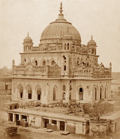 La tumba de Saadat Ali en el Palacio Kaiserbagh, Lucknow, 1858 de Felice Beato